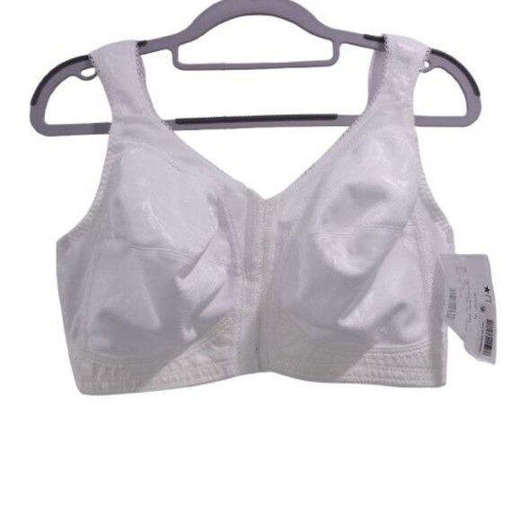 NWOT Playtex 18 Hour Front Close Ultimate Shoulder Comfort Wireless Bra 38DD - Picture 1 of 6